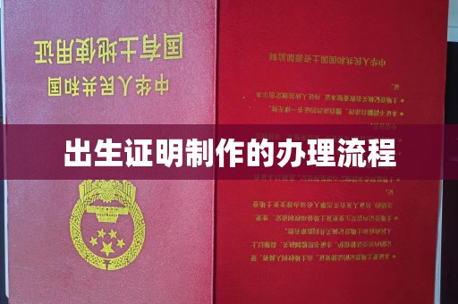 崇明出生证明制作的办理流程