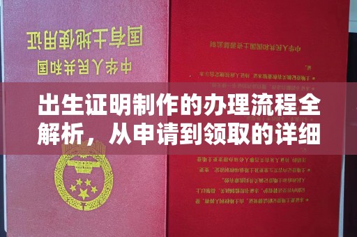 崇明出生证明制作的办理流程全解析，从申请到领取的详细指南