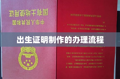 崇明出生证明制作的办理流程