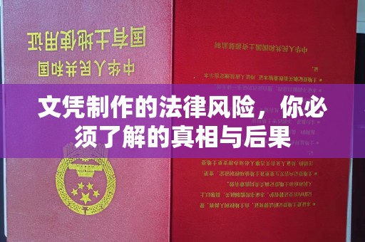 崇明文凭制作的法律风险，你必须了解的真相与后果